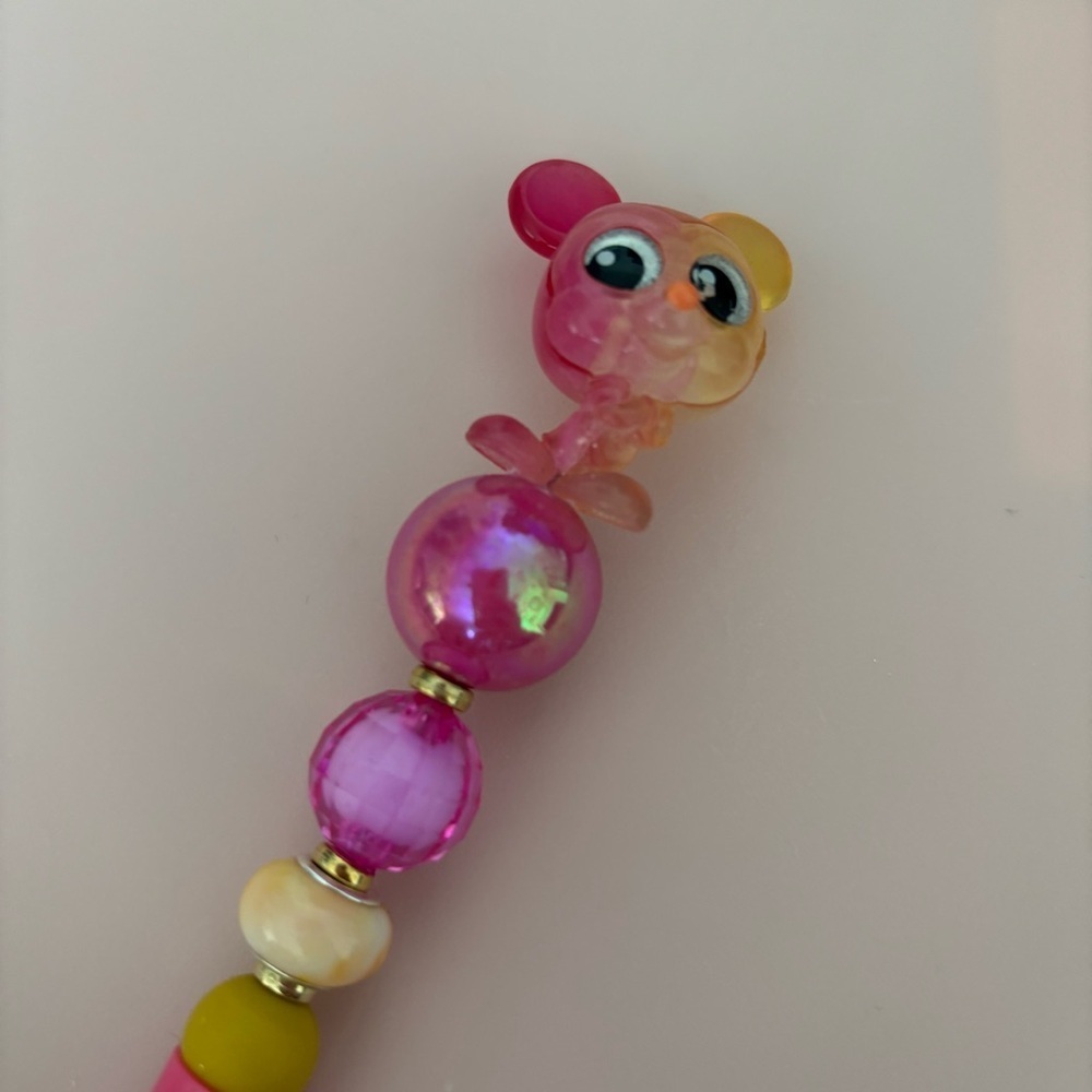 Disney Doorables: Mickey Mouse: Tri-Color Mickey Mouse handmade beaded pen